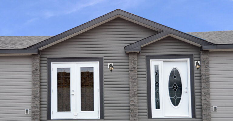 Faux Stacked Stone Pillars